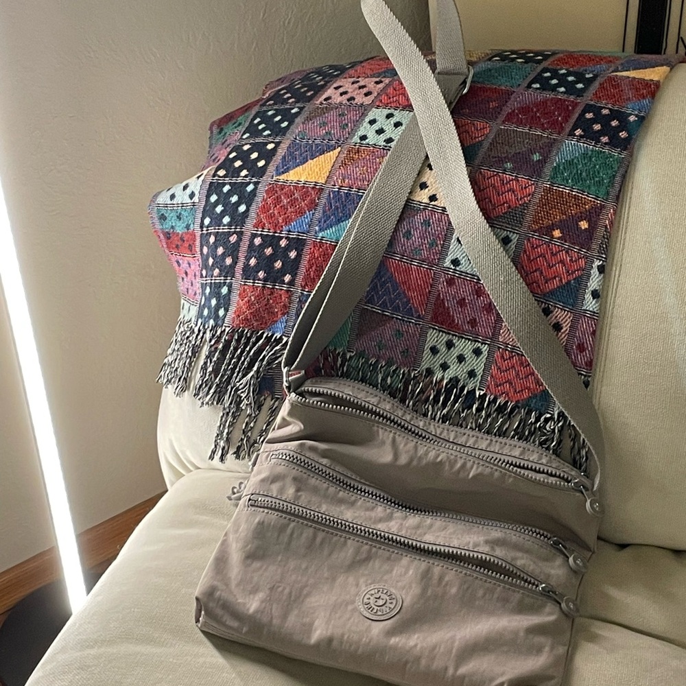 Kipling Gray Crossbody Bag